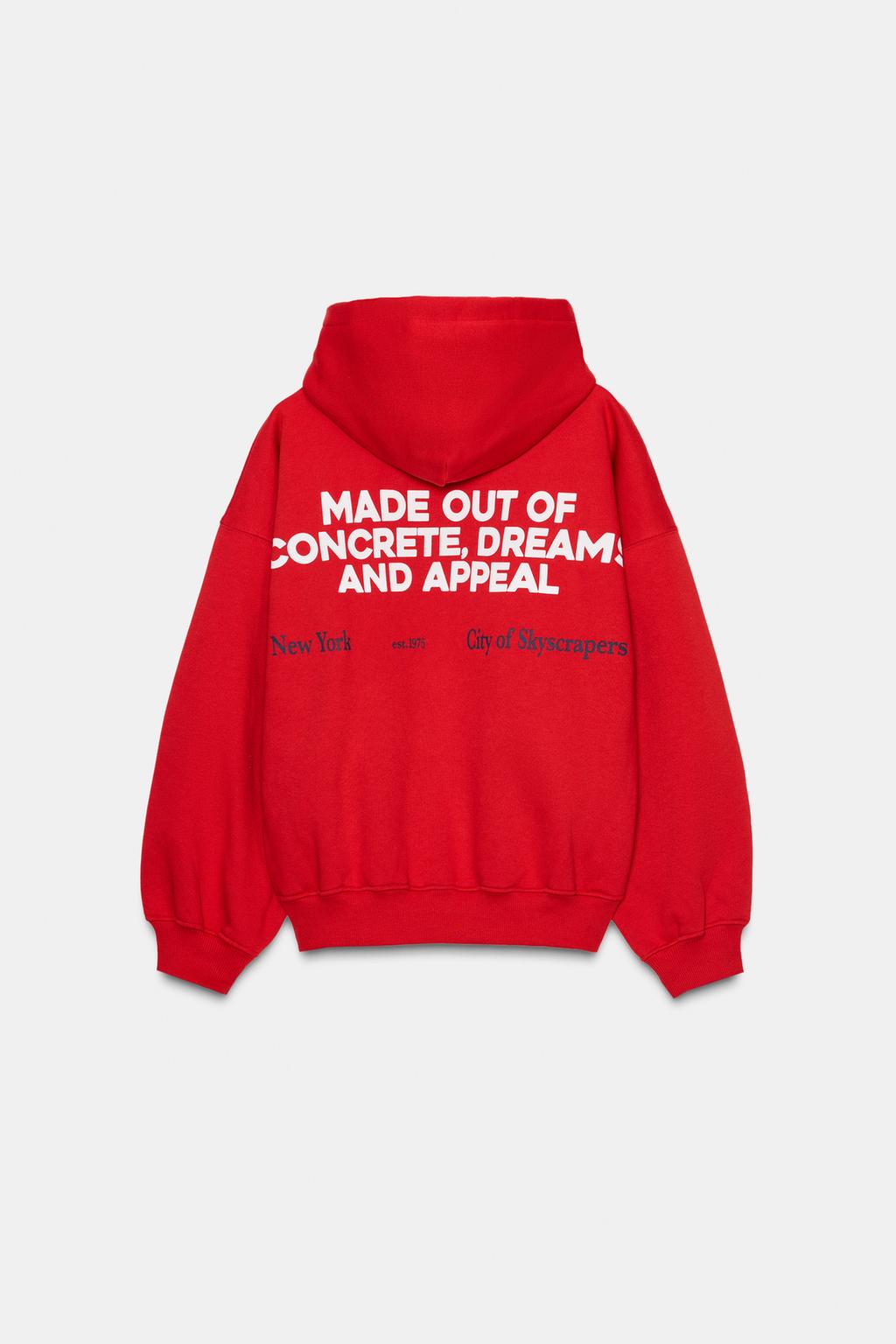 ТОЛСТОВКА С НАДПИСЬЮ И КАПЮШОНОМ