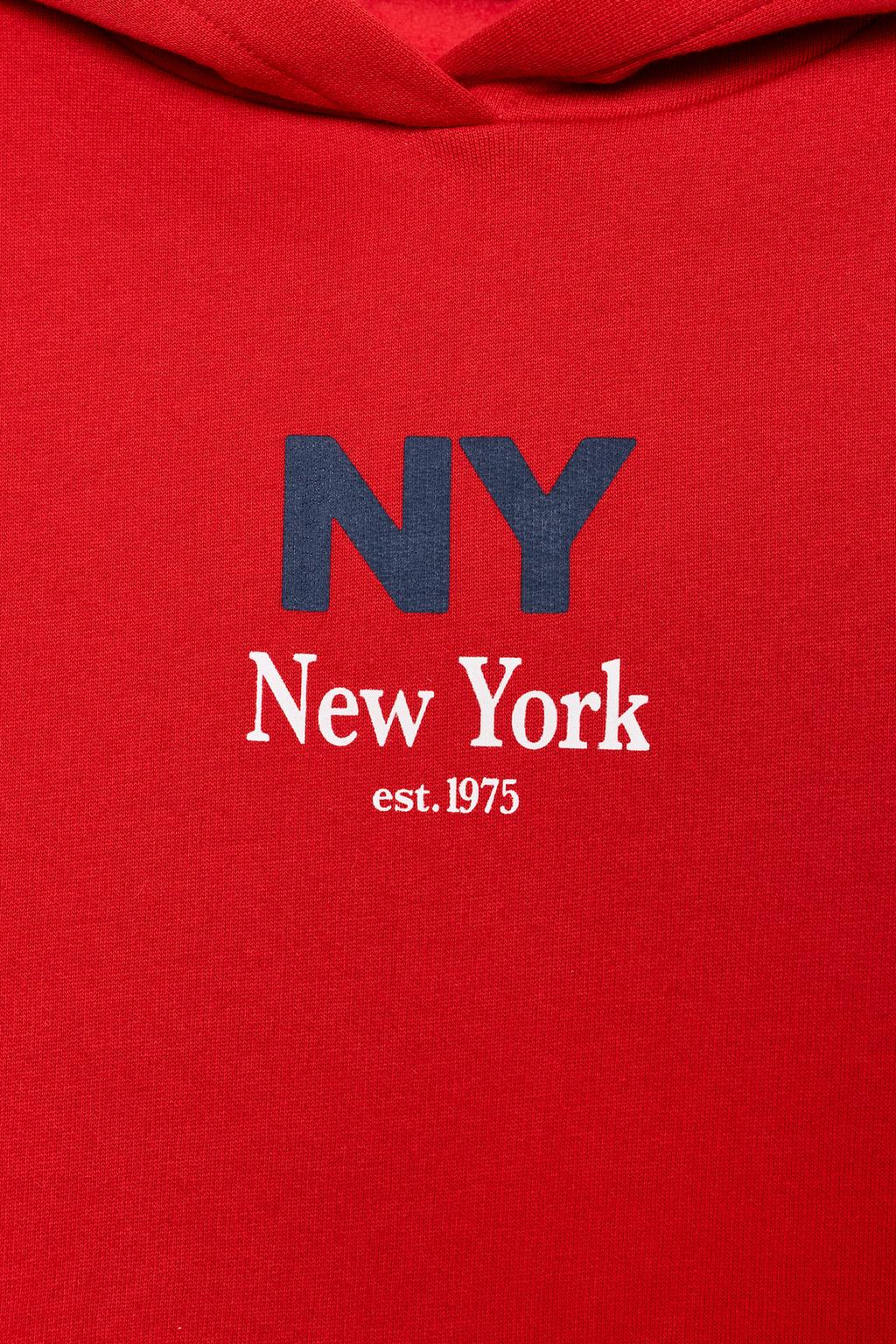 ТОЛСТОВКА С НАДПИСЬЮ И КАПЮШОНОМ