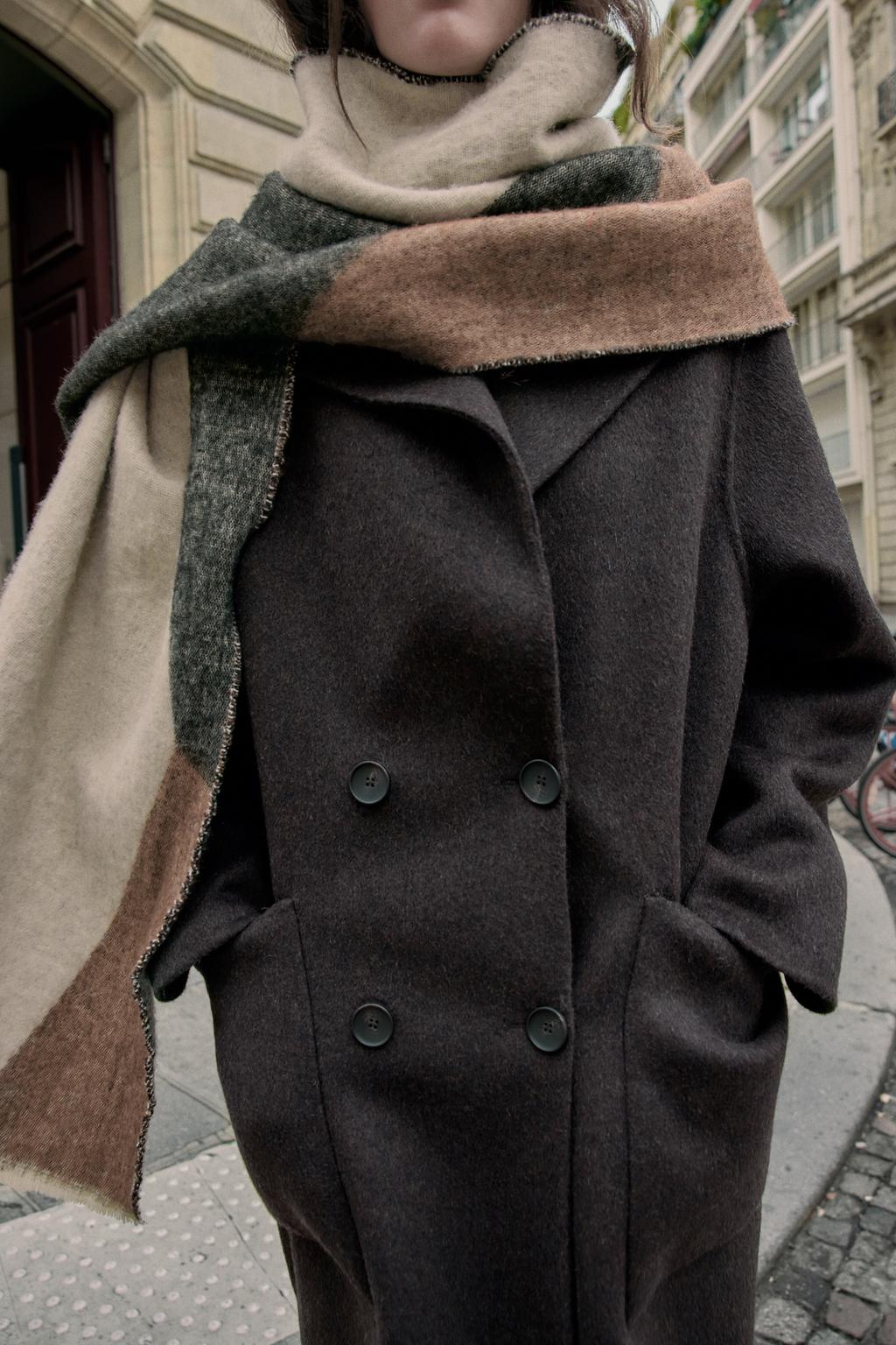 МЯГКИЙ ШАРФ С ПРИНТОМ