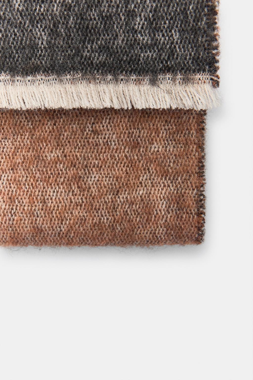 МЯГКИЙ ШАРФ С ПРИНТОМ