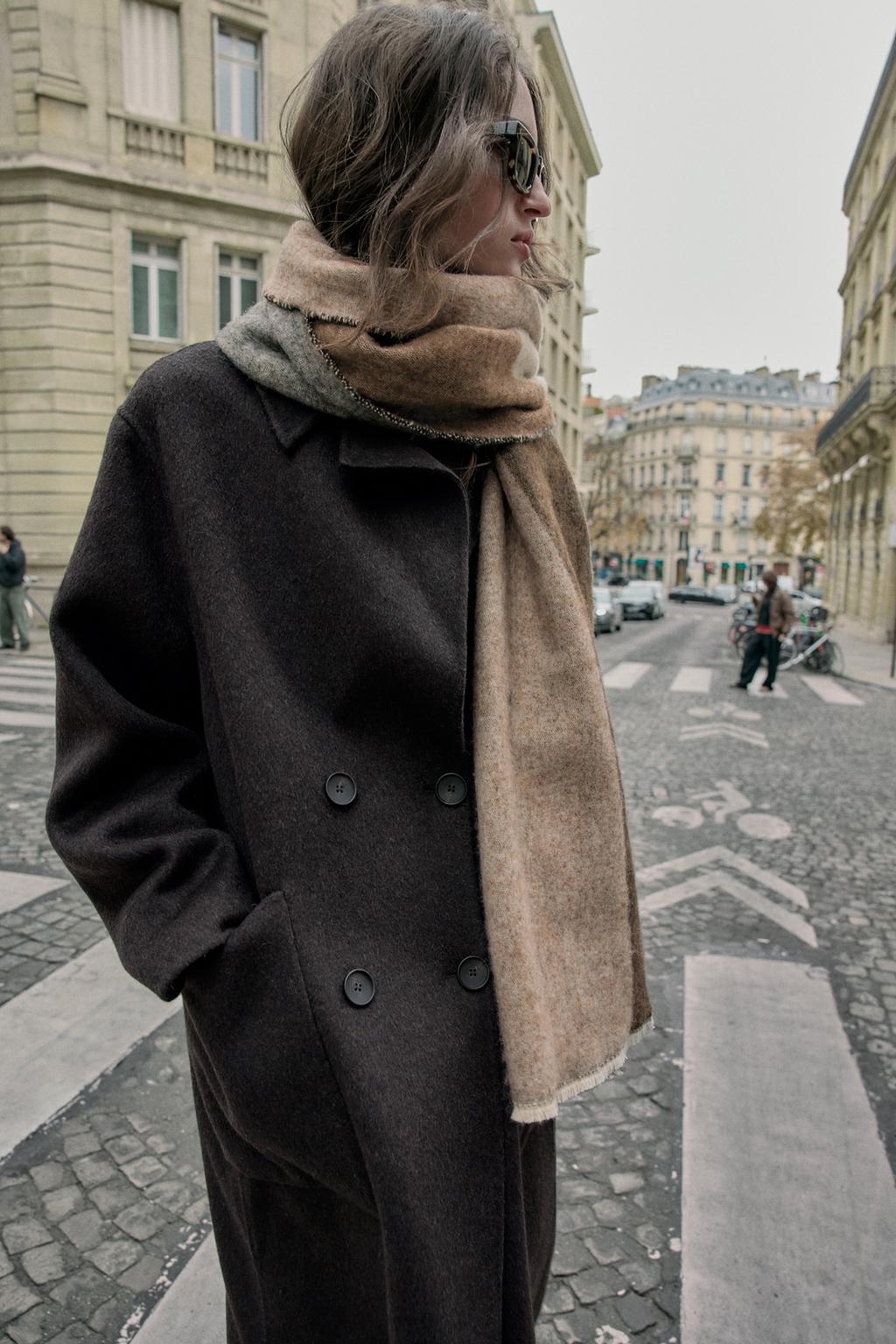 МЯГКИЙ ШАРФ С ПРИНТОМ