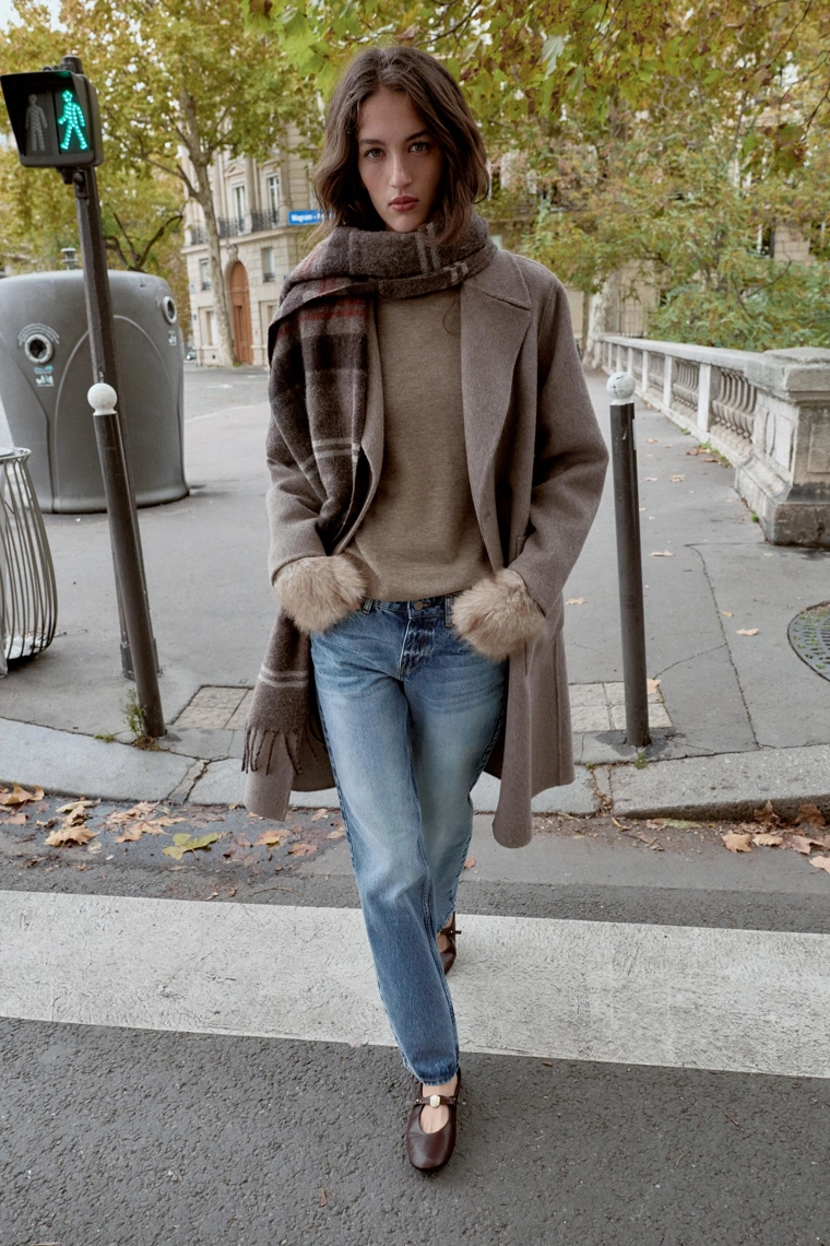 Мягкие кожаные балетки