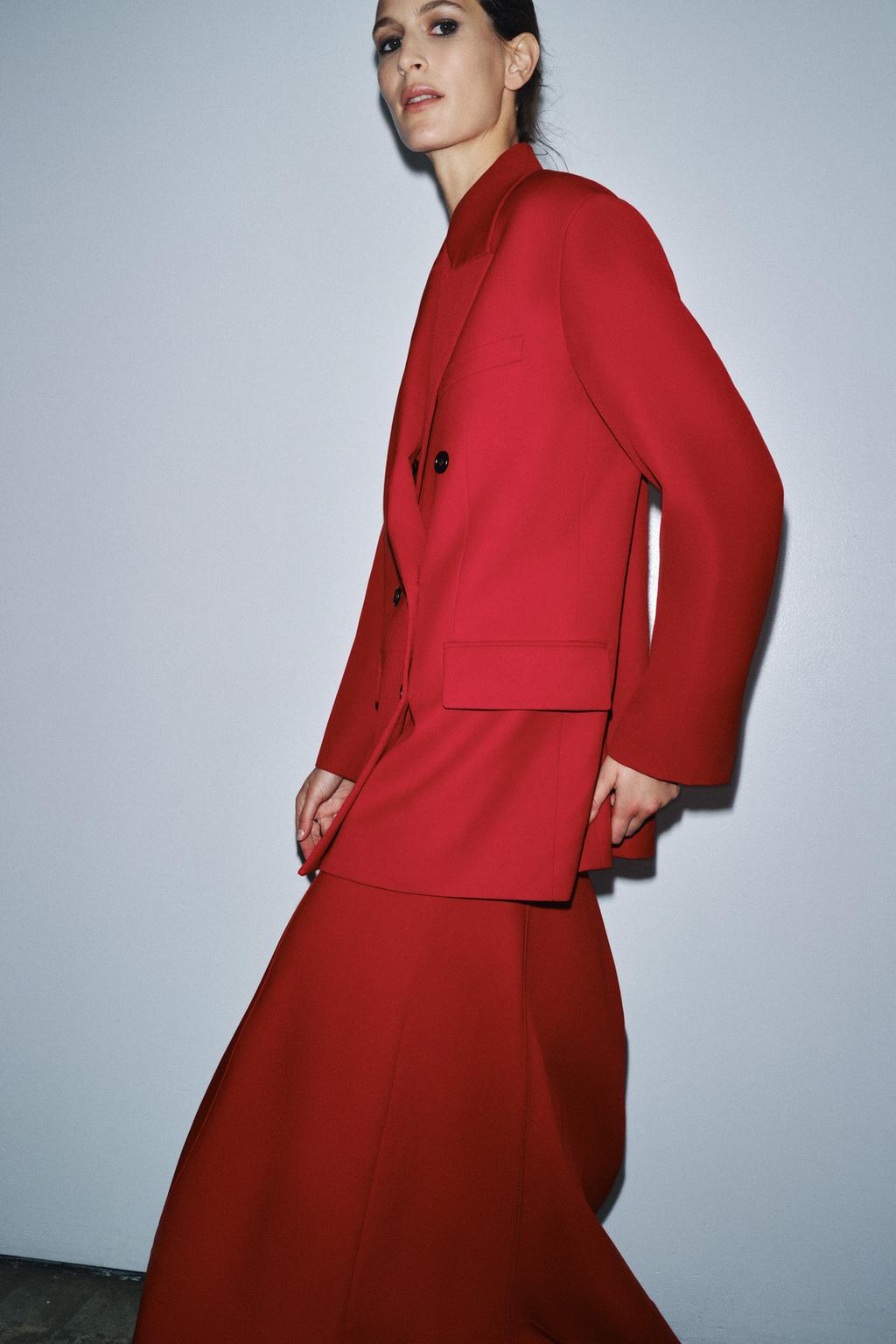 ДВУБОРТНЫЙ БЛЕЙЗЕР ПРЯМОГО КРОЯ — ZW COLLECTION