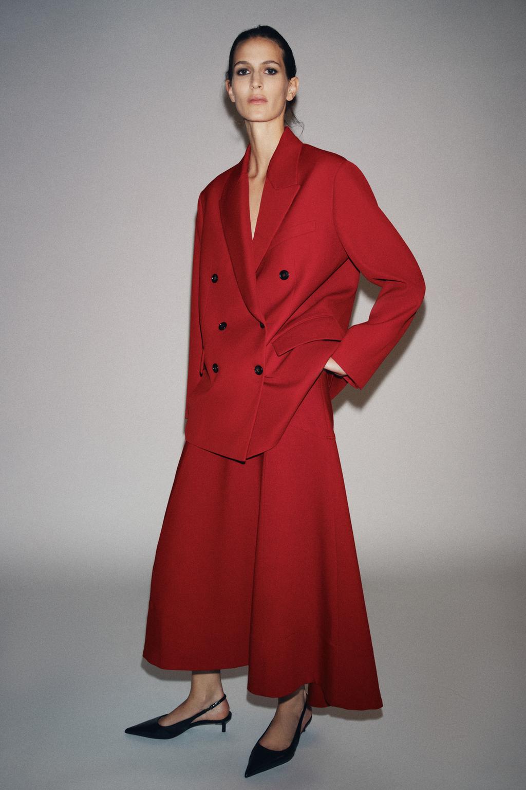 ДВУБОРТНЫЙ БЛЕЙЗЕР ПРЯМОГО КРОЯ — ZW COLLECTION