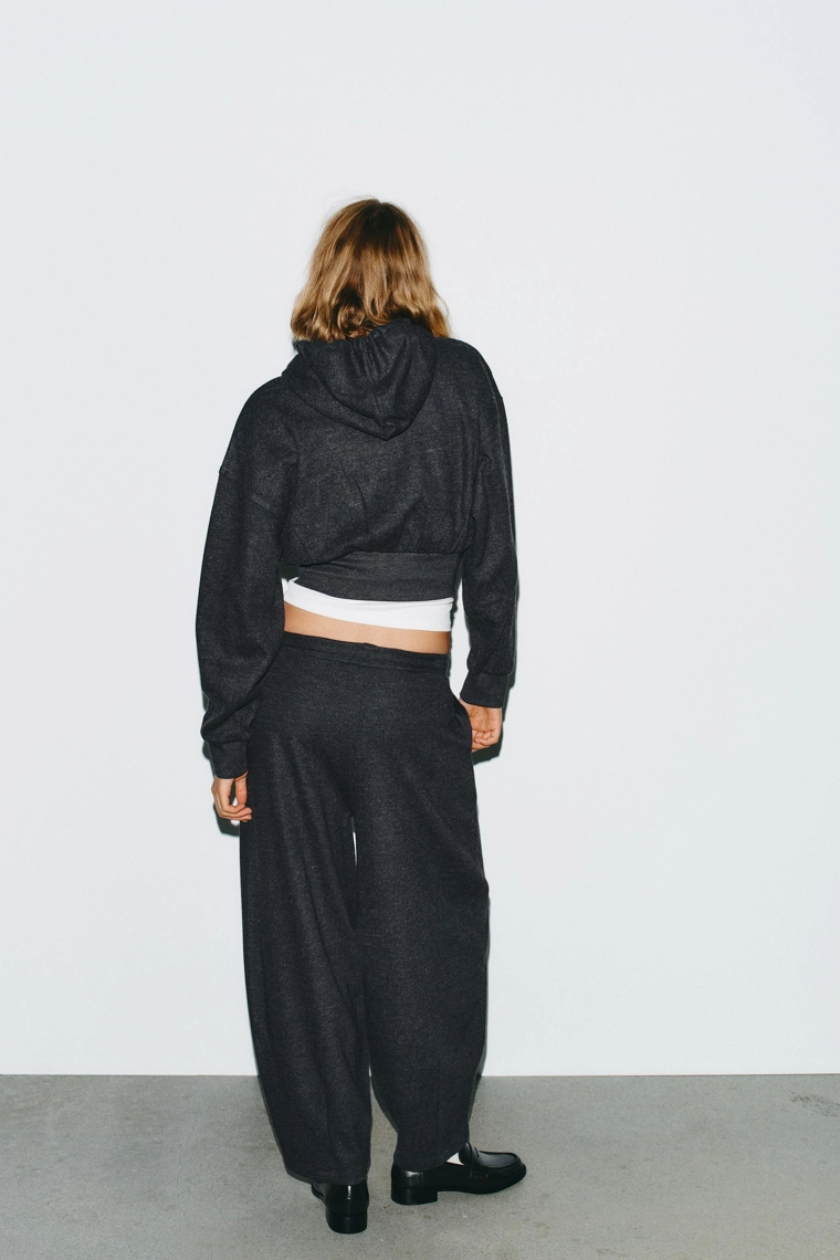 Брюки с манжетами balloon