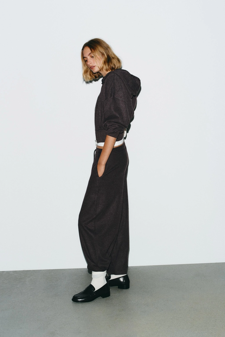 Брюки с манжетами balloon