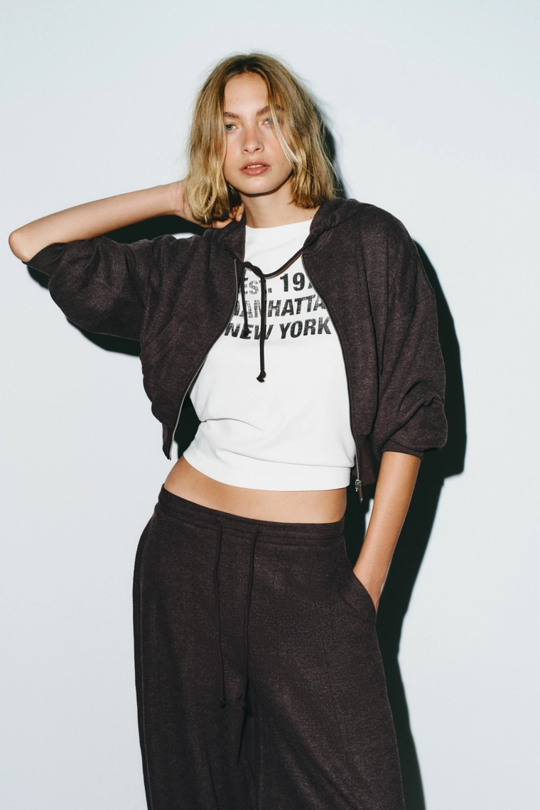 Брюки с манжетами balloon