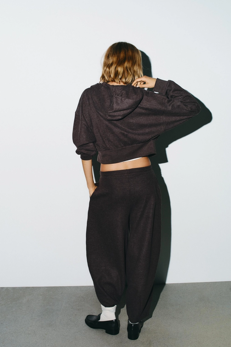 Брюки с манжетами balloon