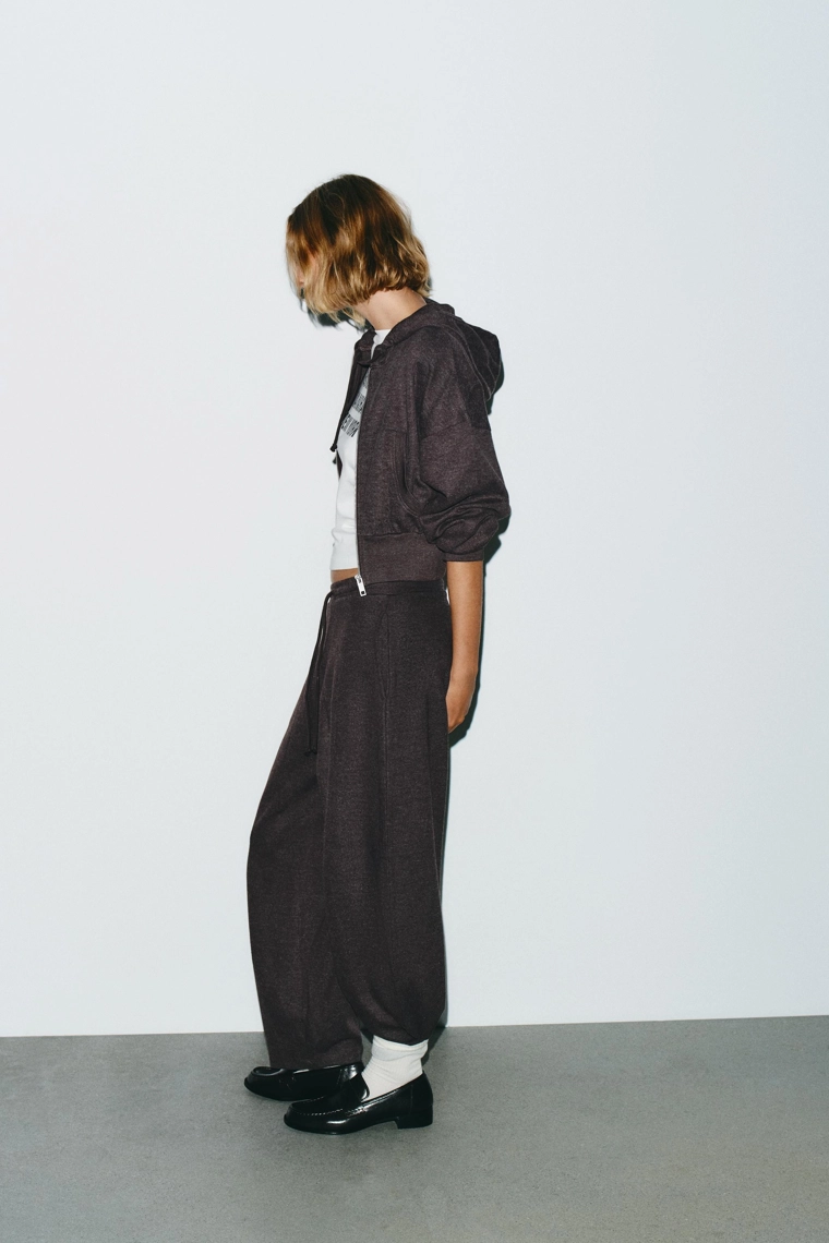 Брюки с манжетами balloon