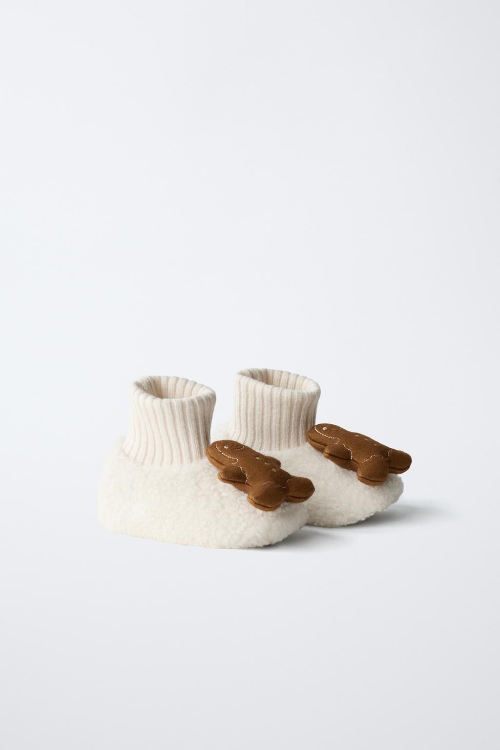 ДОМАШНИЕ ТАПОЧКИ В ФОРМЕ ПРЯНИЧНОГО ЧЕЛОВЕЧКА