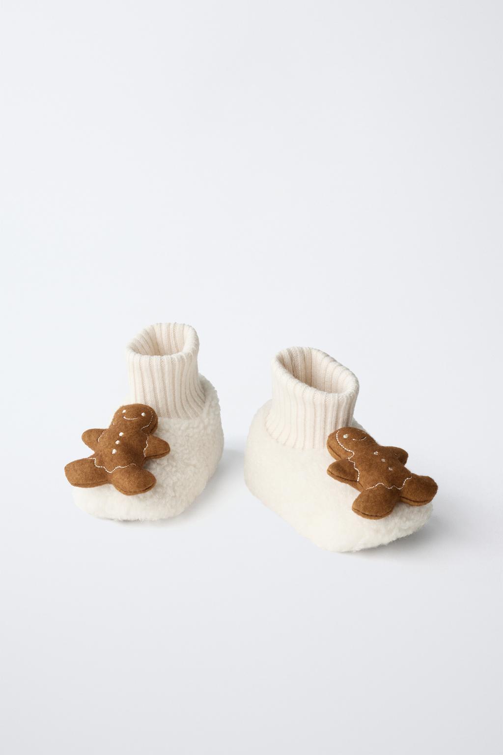 ДОМАШНИЕ ТАПОЧКИ В ФОРМЕ ПРЯНИЧНОГО ЧЕЛОВЕЧКА