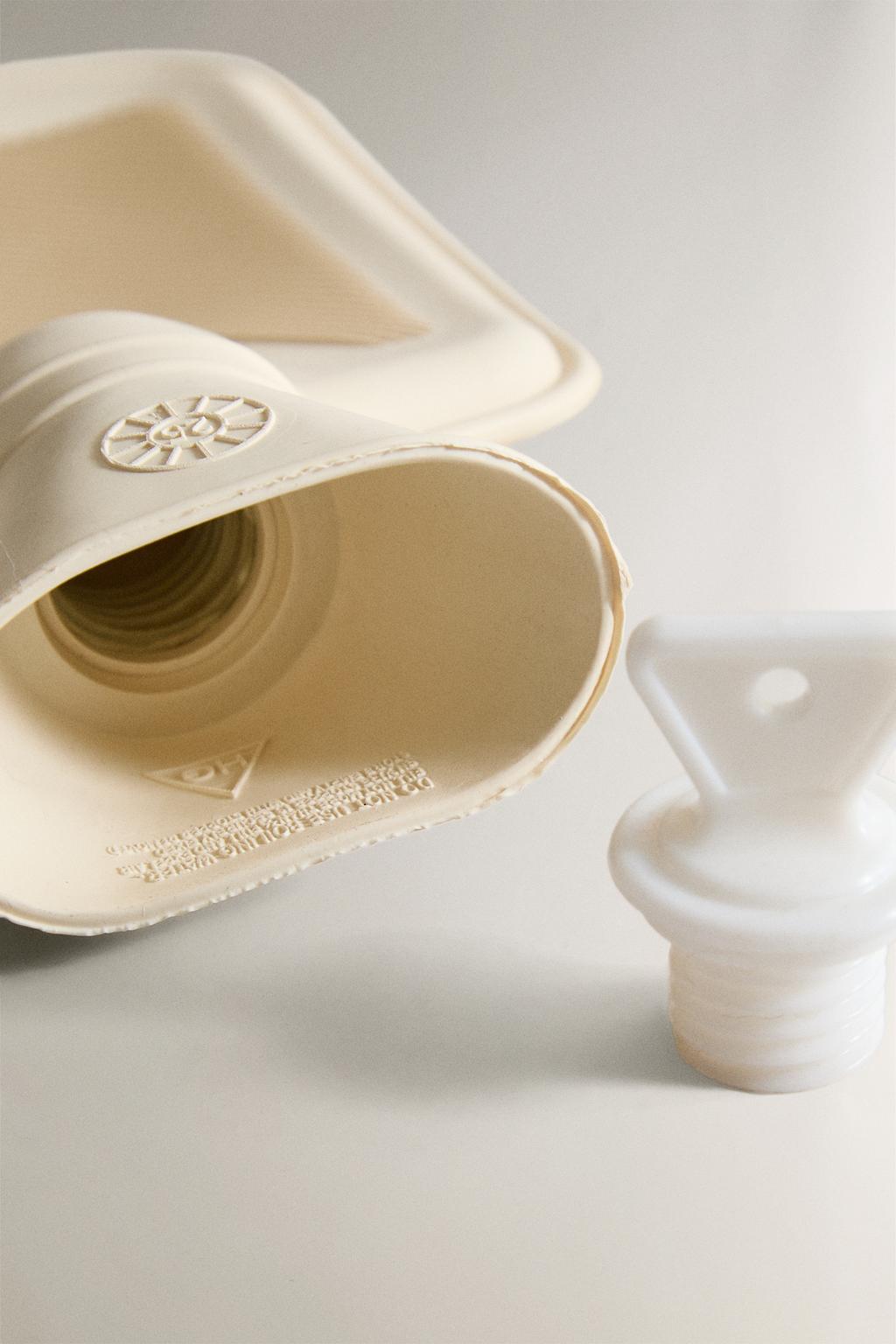 Грелка с мишкой из мягкого искусственного меха