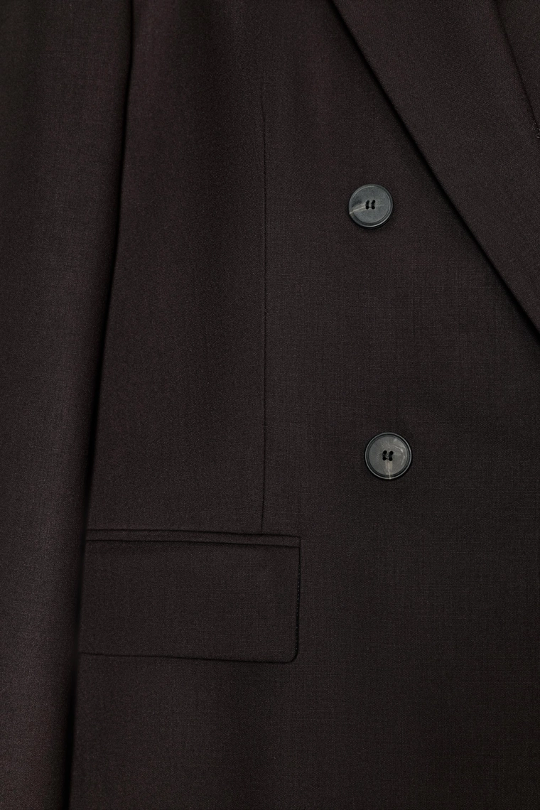 Оверсайз пиджак с двойной пуговицей