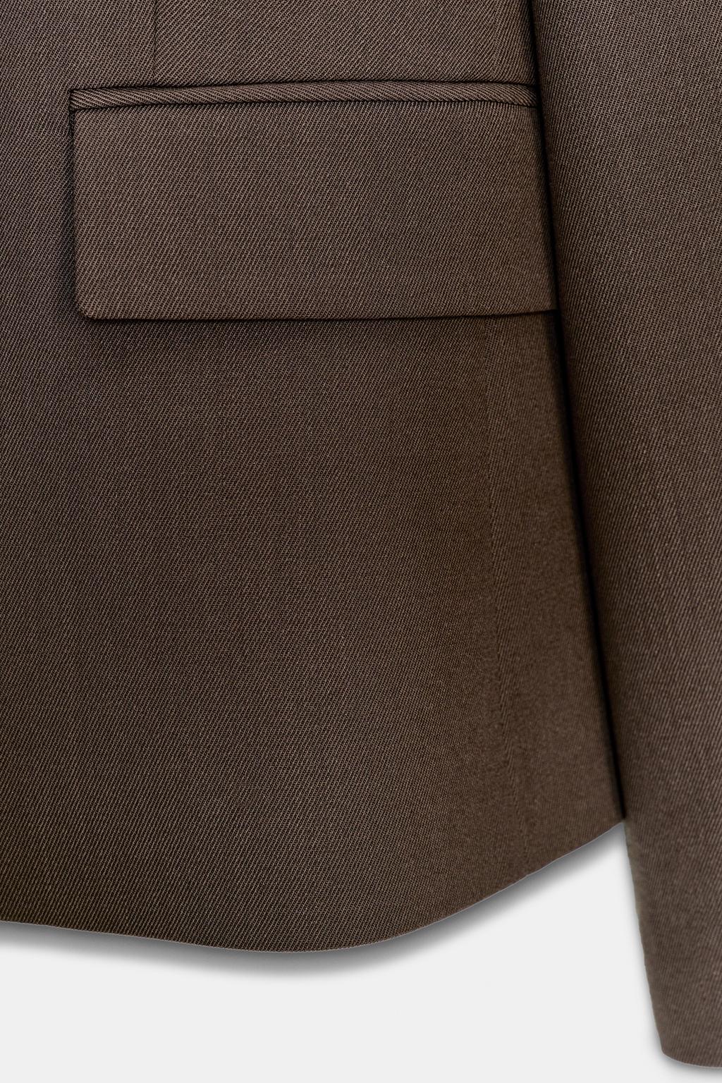 БЛЕЙЗЕР ИЗ СМЕСОВОЙ ШЕРСТИ — ZW COLLECTION