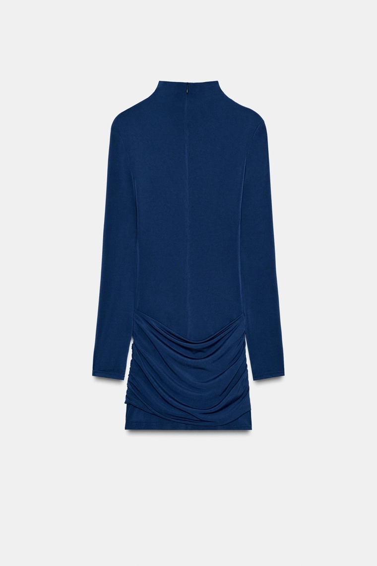 Платье короткое с поясом