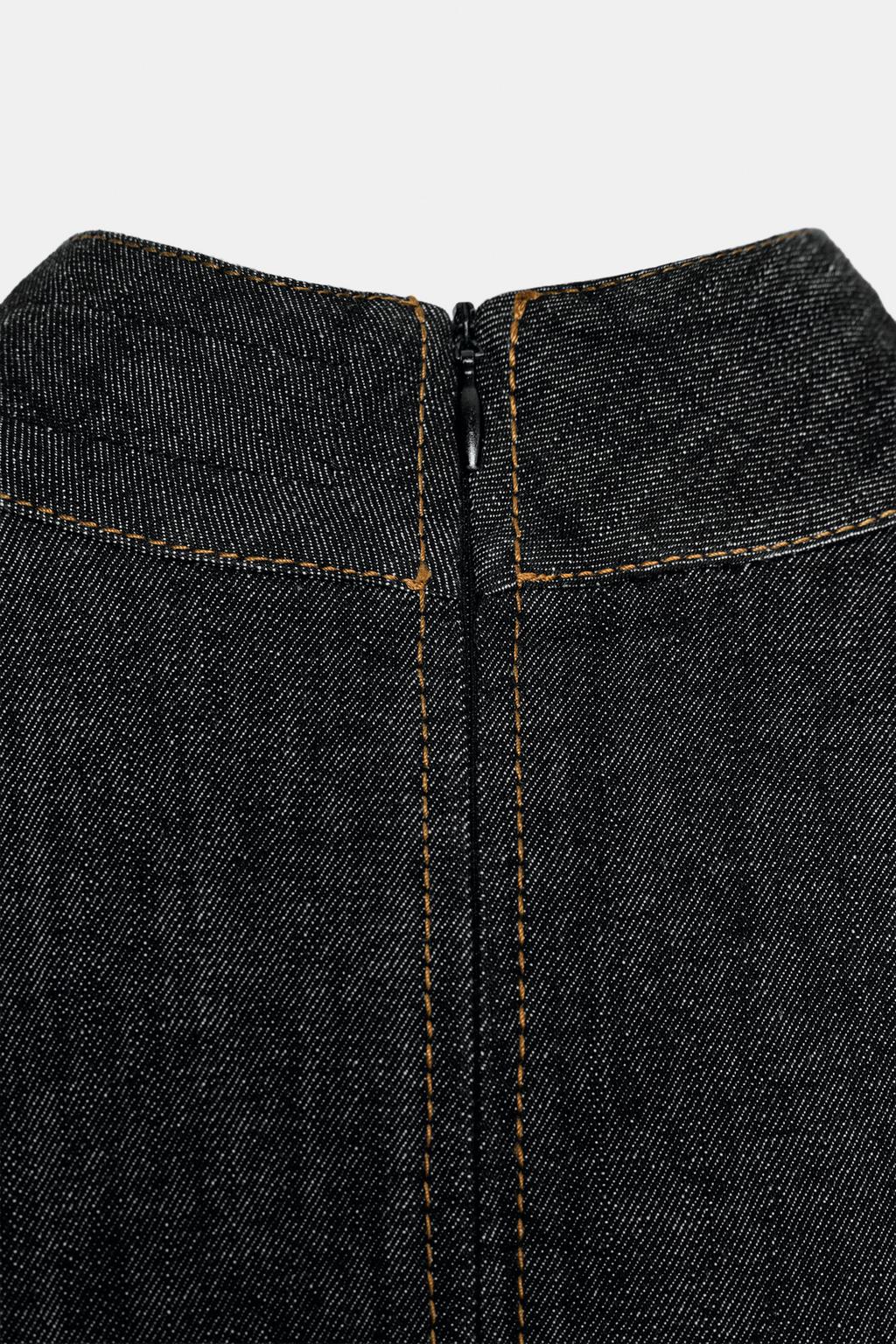 ДЖИНСОВОЕ МИНИ-ПЛАТЬЕ Z1975