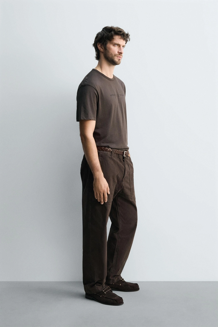 Футболка с принтом слогана