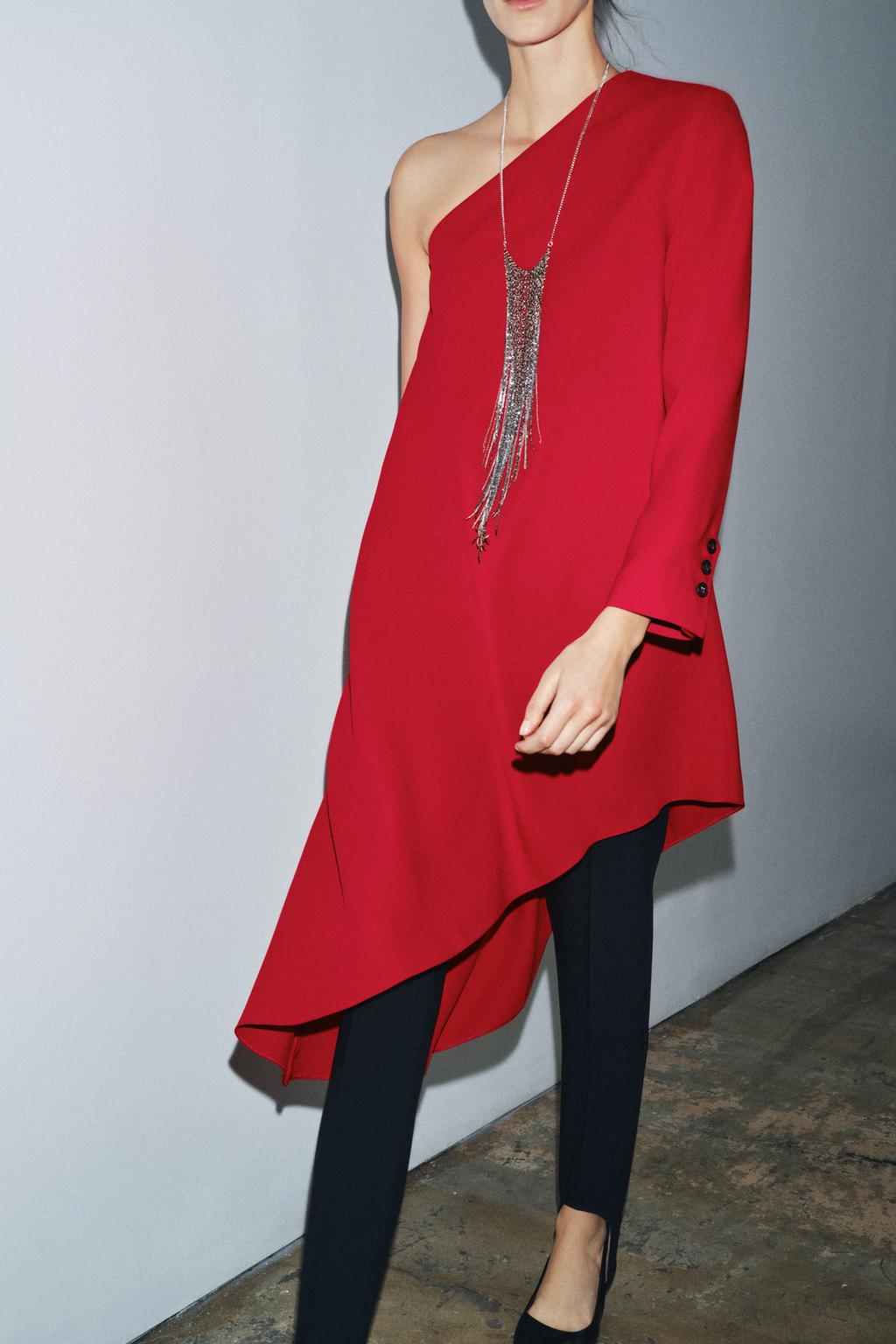 ДЛИННОЕ АСИММЕТРИЧНОЕ ПЛАТЬЕ ИЗ КОЛЛЕКЦИИ ZW