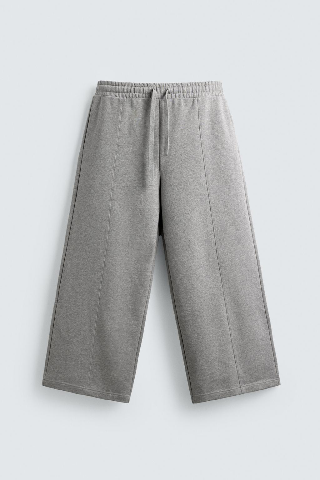 БРЮКИ WIDE FIT С ДЕКОРАТИВНЫМИ ШВАМИ