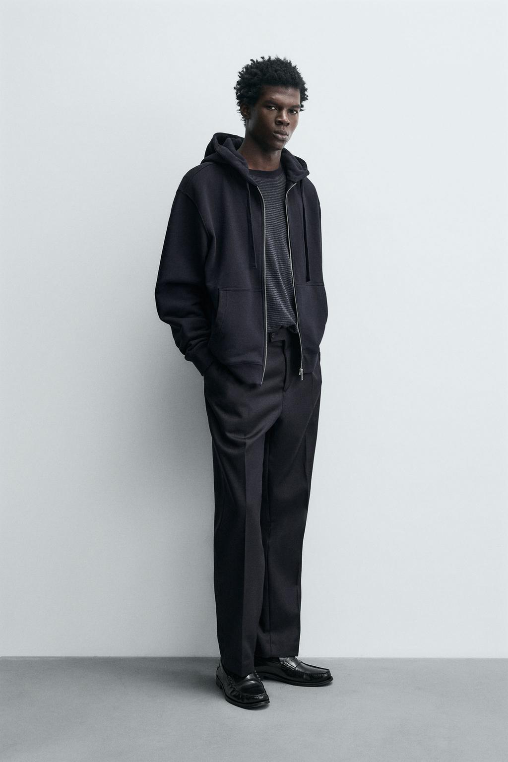 БРЮКИ ИЗ 100% РЕЛЬЕФНОЙ ШЕРСТИ