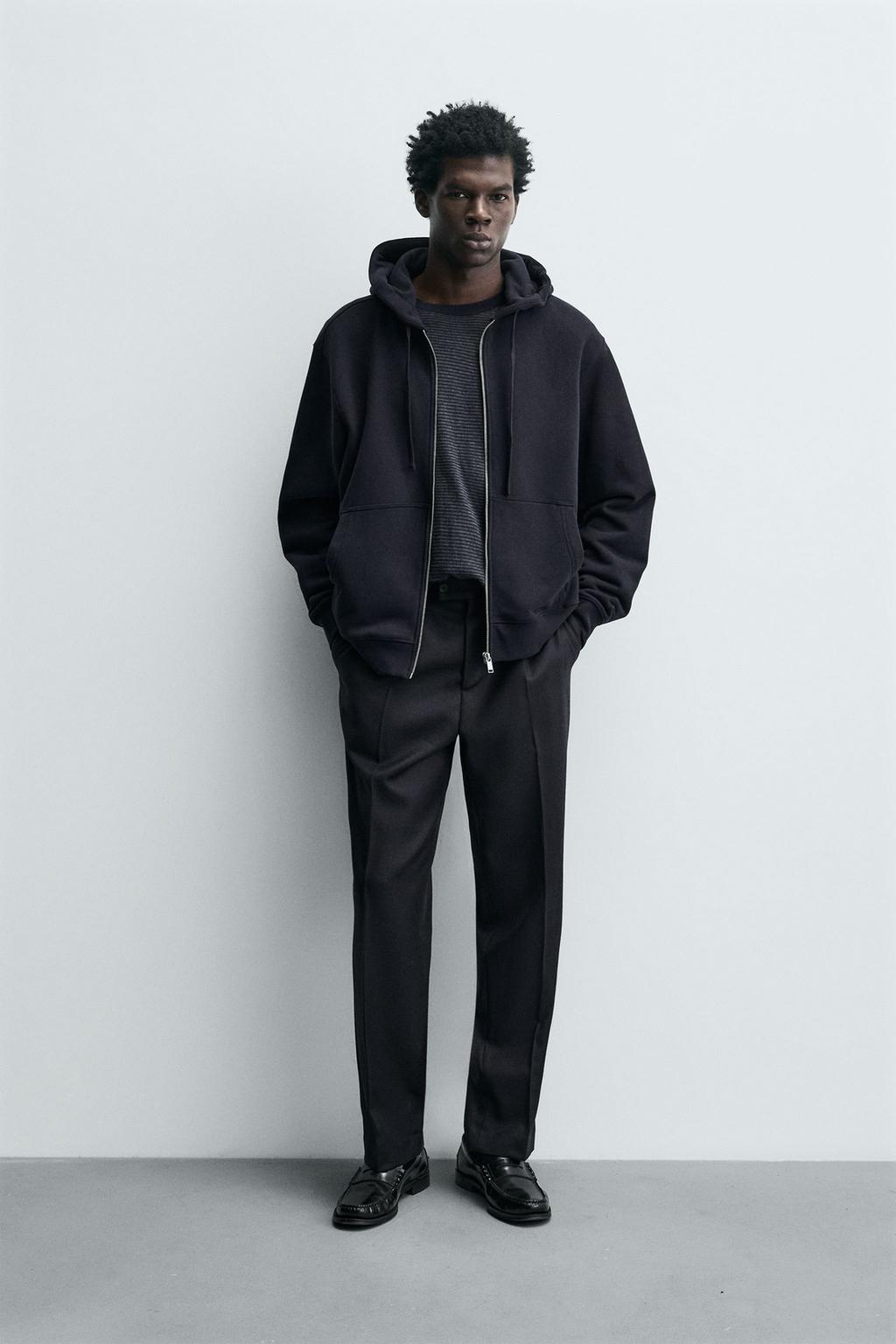 БРЮКИ ИЗ 100% РЕЛЬЕФНОЙ ШЕРСТИ