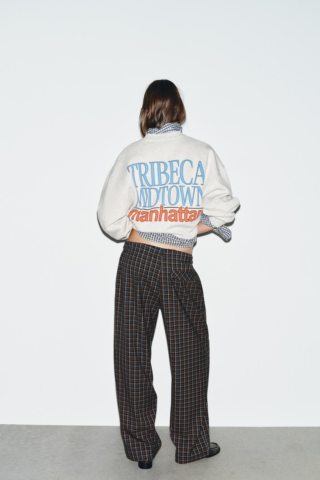 БРЮКИ В ПИЖАМНОМ СТИЛЕ В КЛЕТКУ