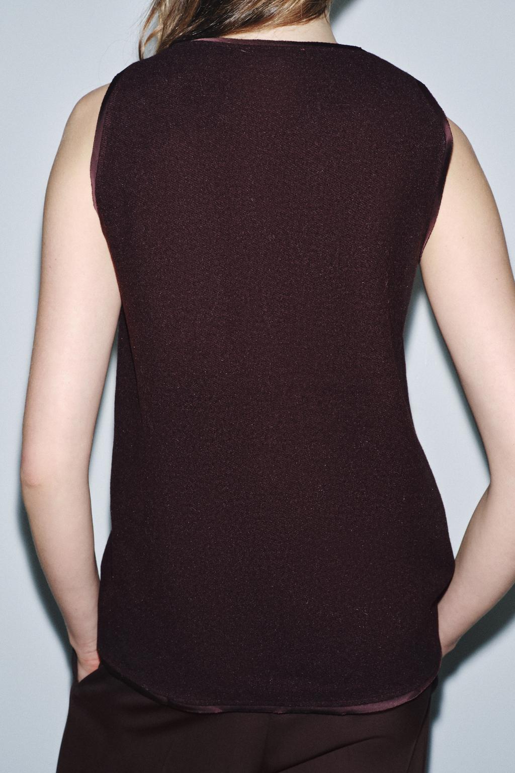 МЯГКИЙ ТОП БЕЗ РУКАВОВ