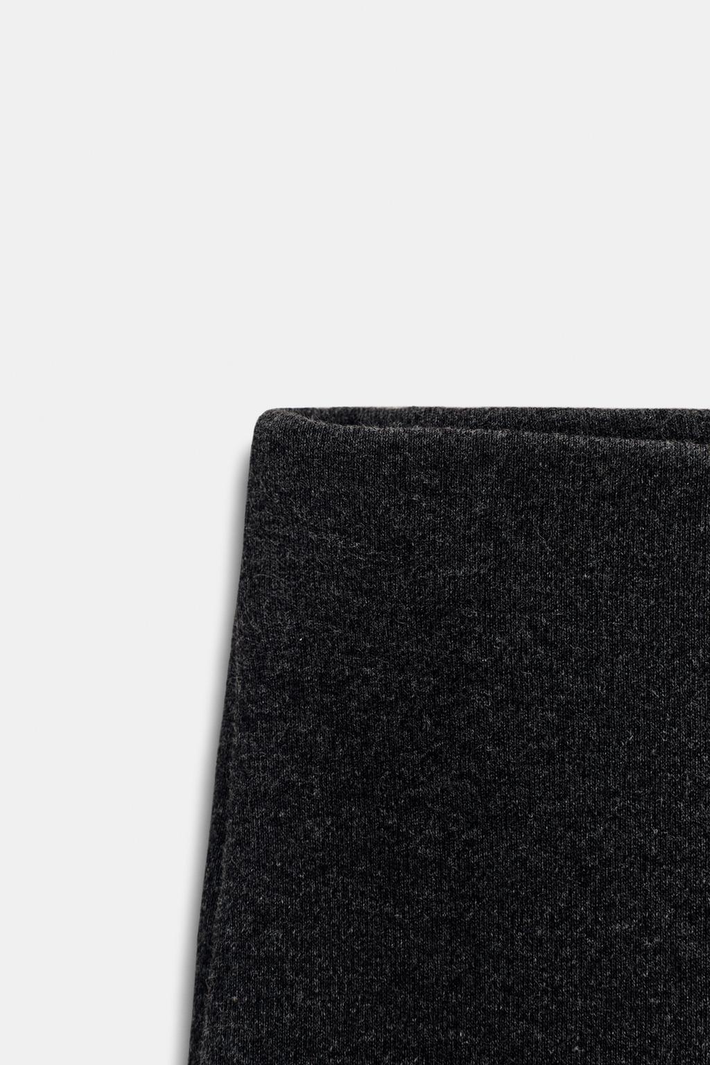 БРЮКИ ПРЯМОГО КРОЯ ИЗ МЯГКОЙ ТКАНИ