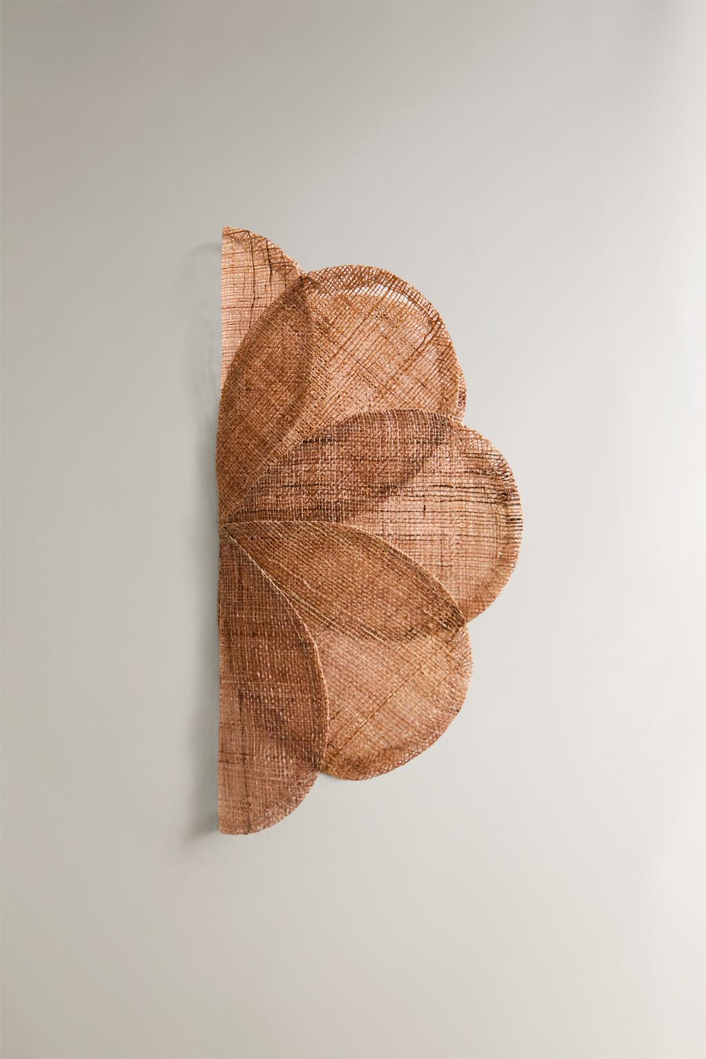 Цветочный подстаканник из рами