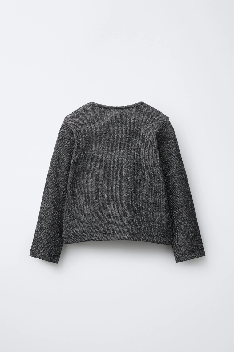 Рубашка с блестками и металликом