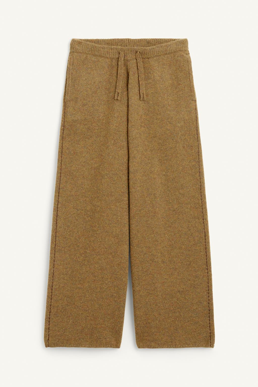 Шерстяные кулоты с эластичным поясом и передним шнурком zara