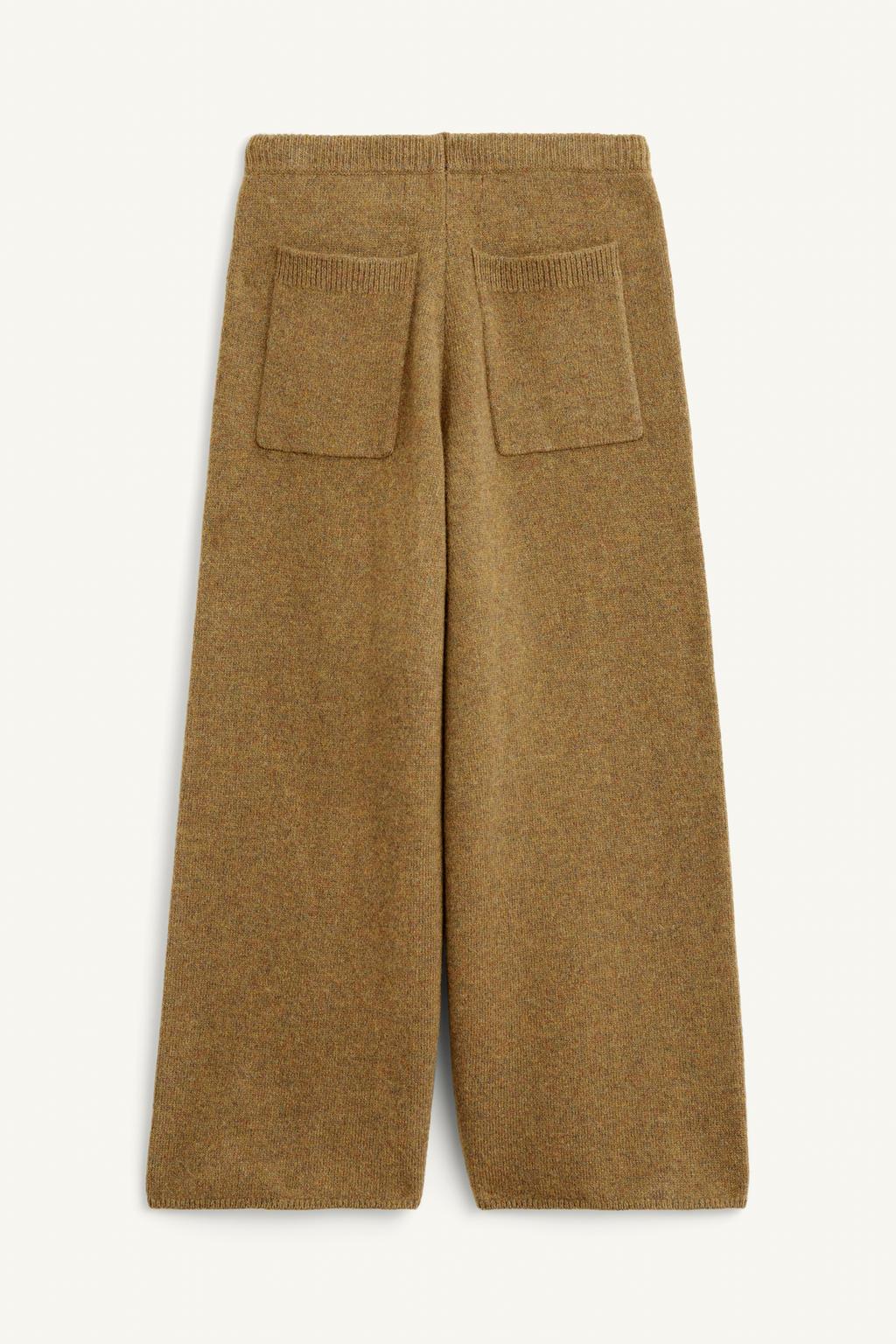 Шерстяные кулоты с эластичным поясом и передним шнурком zara