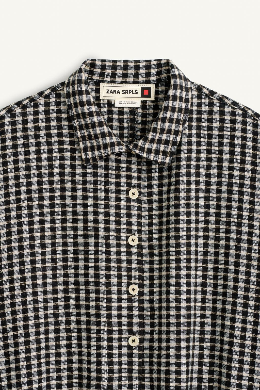 Платье в клетку с рубашечным воротником