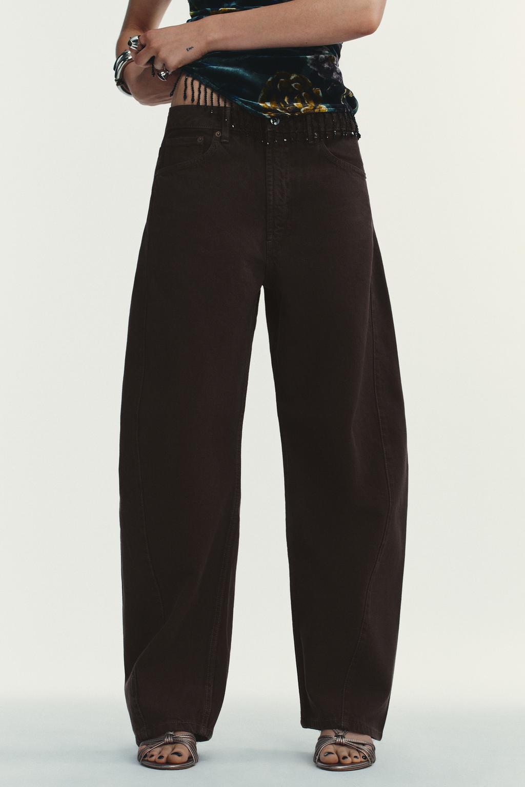 ДЖИНСЫ TRF BAGGY BARREL СО СРЕДНЕЙ ПОСАДКОЙ