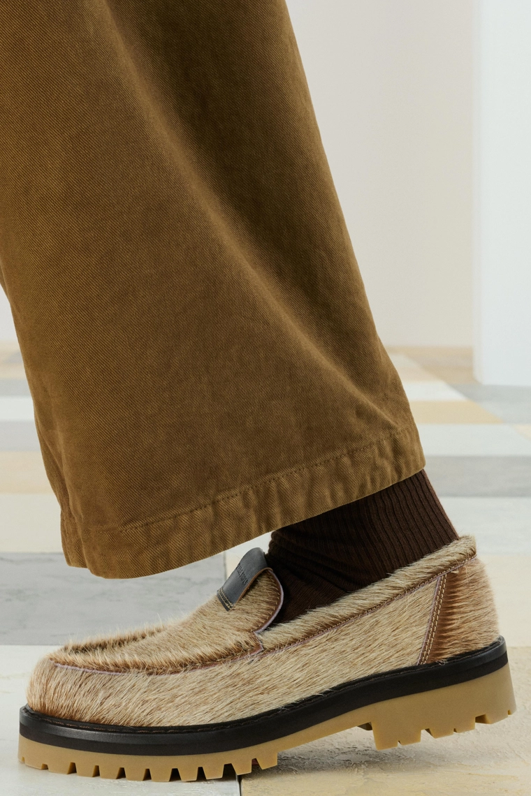 Хаки хлопковые брюки-баллоны