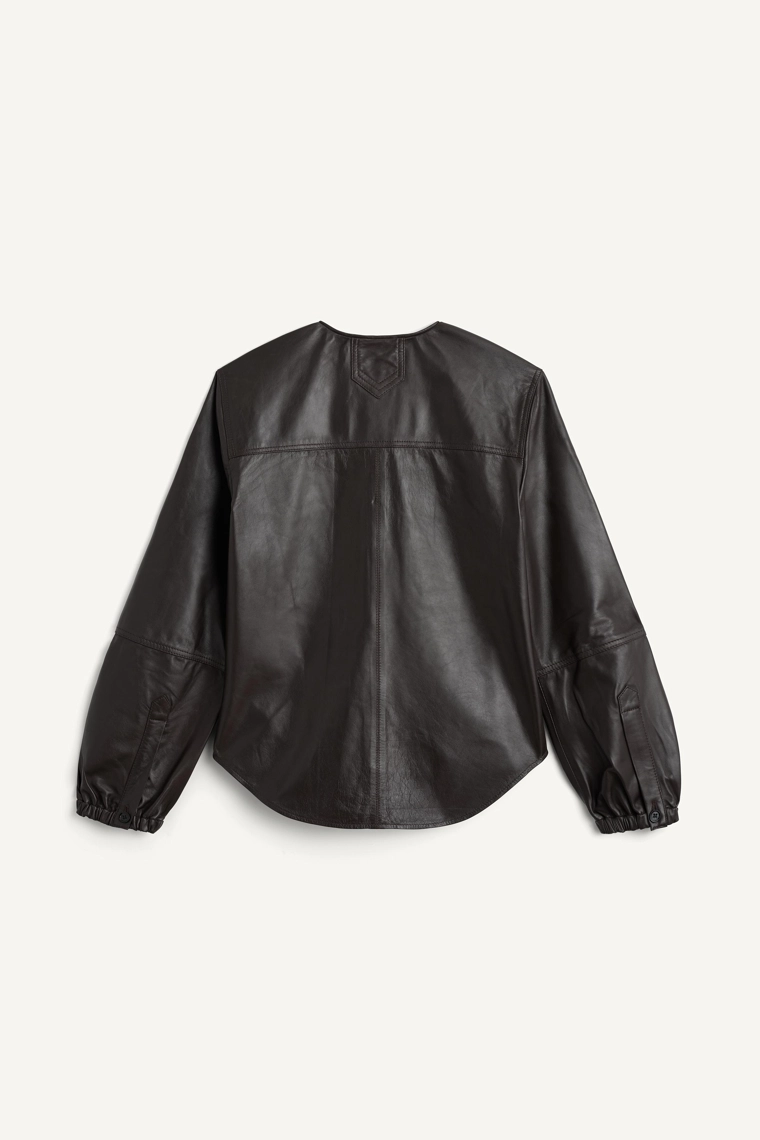 Кожаная рубашка