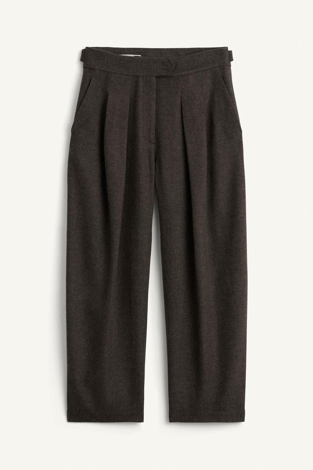Брюки со средней посадкой из 20% шерстяной пряжи
