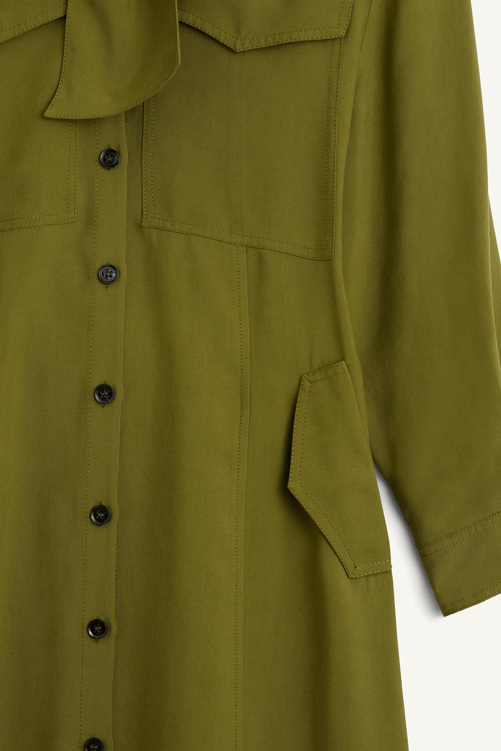 Платье-рубашка с поясом