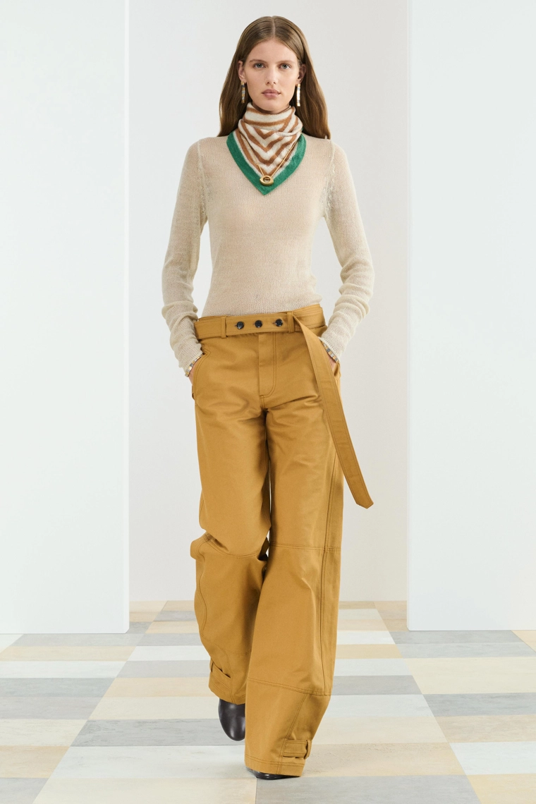 Брюки со шлевками