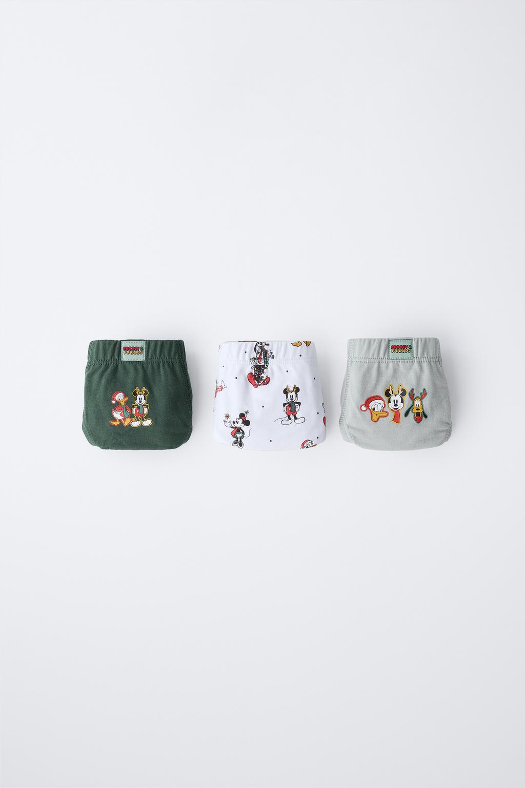 1/2 - 6 ЛЕТ/ НАБОР ИЗ ТРЕХ ТРУСОВ С ПРИНТОМ MICKEY MOUSE AND FRIENDS © DISNEY