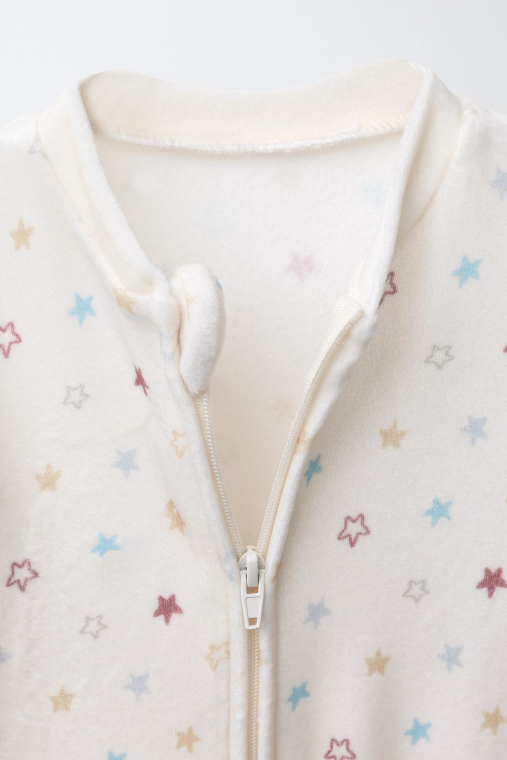 Комбинезон для сна с круглым вырезом и длинными рукавами zara