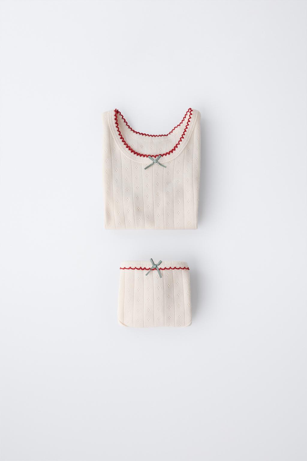 1/2–6 ЛЕТ/ НАБОР ИЗ ТОПА И ТРУСОВ С АЖУРНЫМ УЗОРОМ