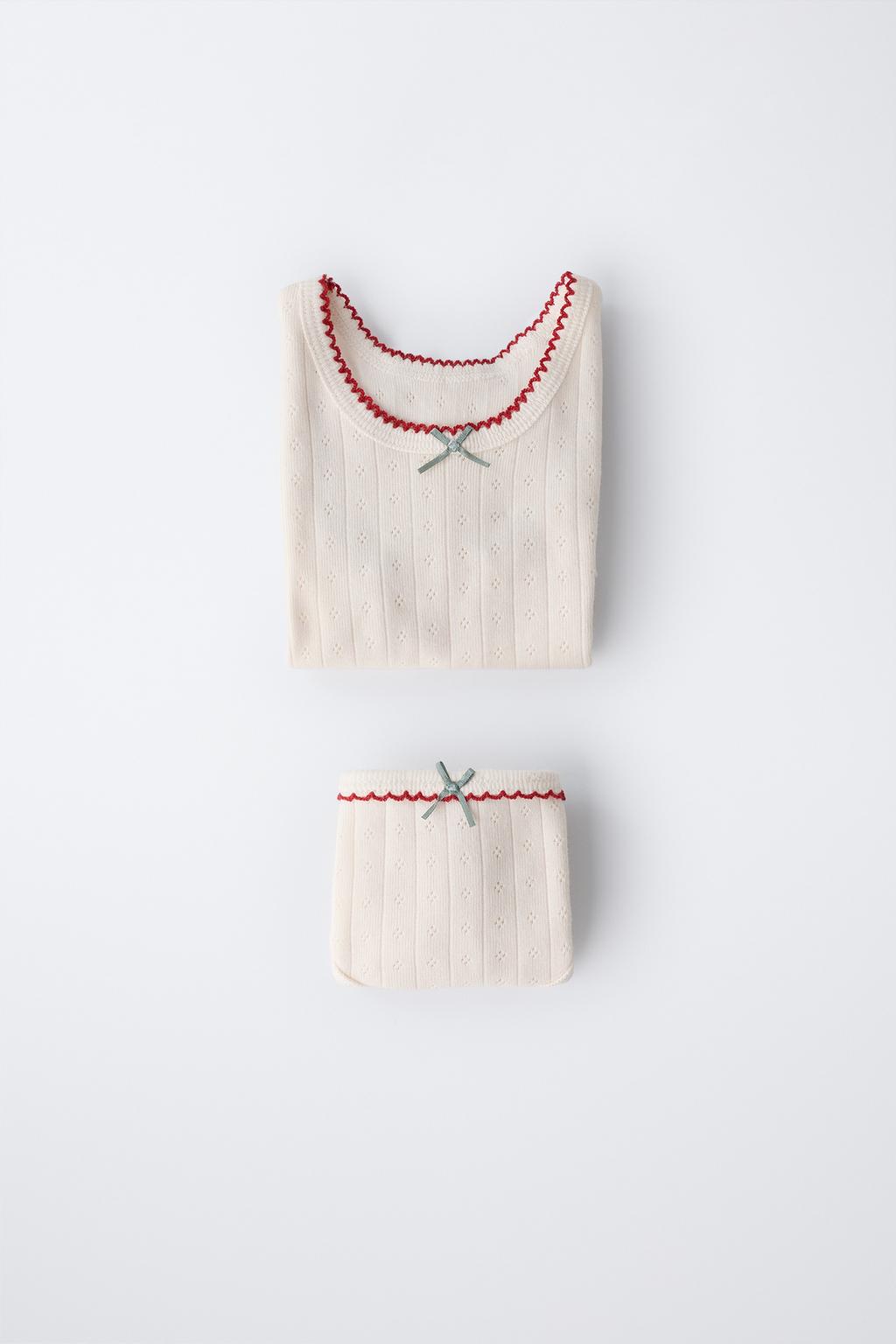 1/2–6 ЛЕТ/ НАБОР ИЗ ТОПА И ТРУСОВ С АЖУРНЫМ УЗОРОМ