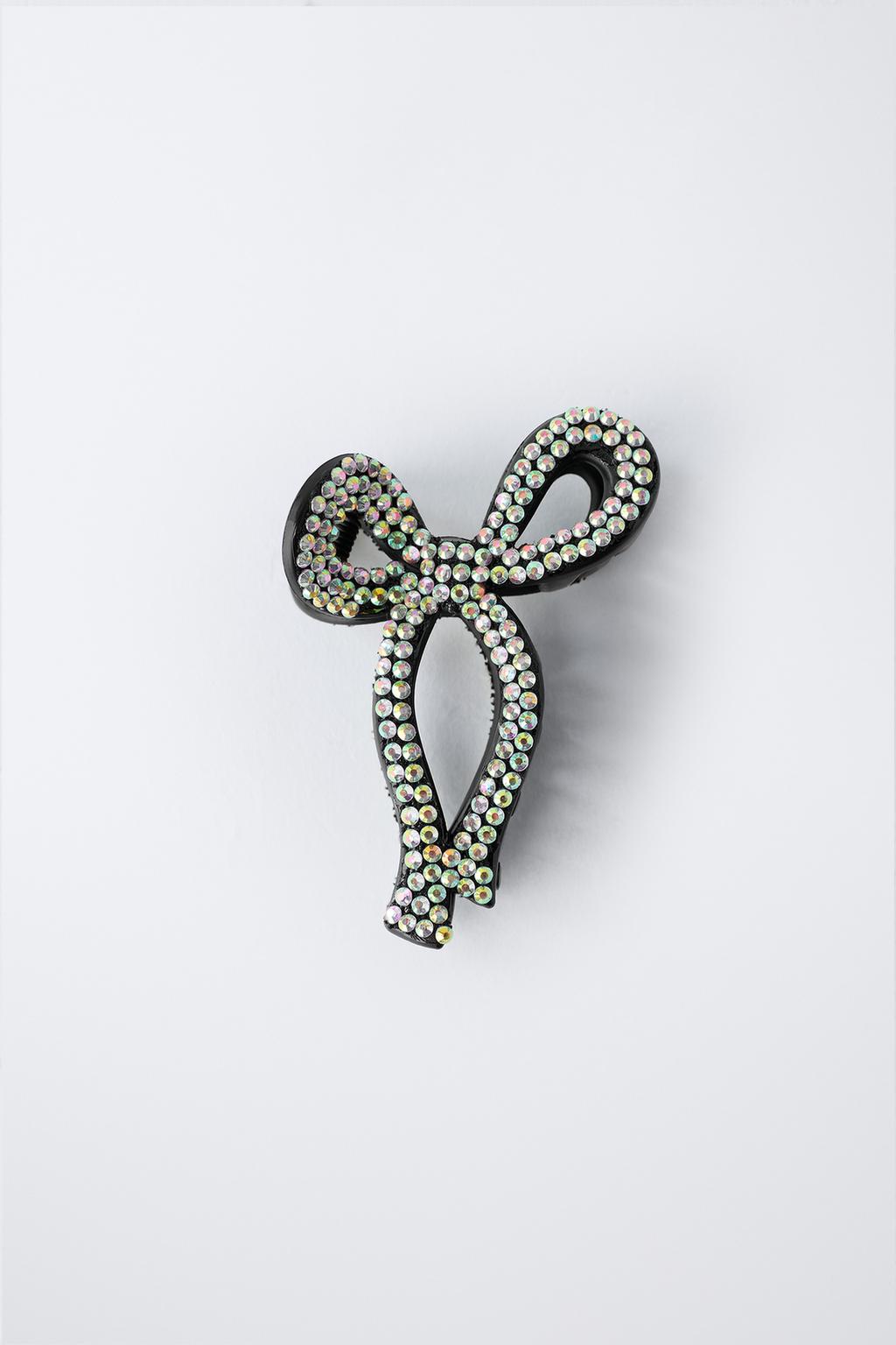 ЗАКОЛКА ДЛЯ ВОЛОС СО СТРАЗАМИ И БАНТОМ