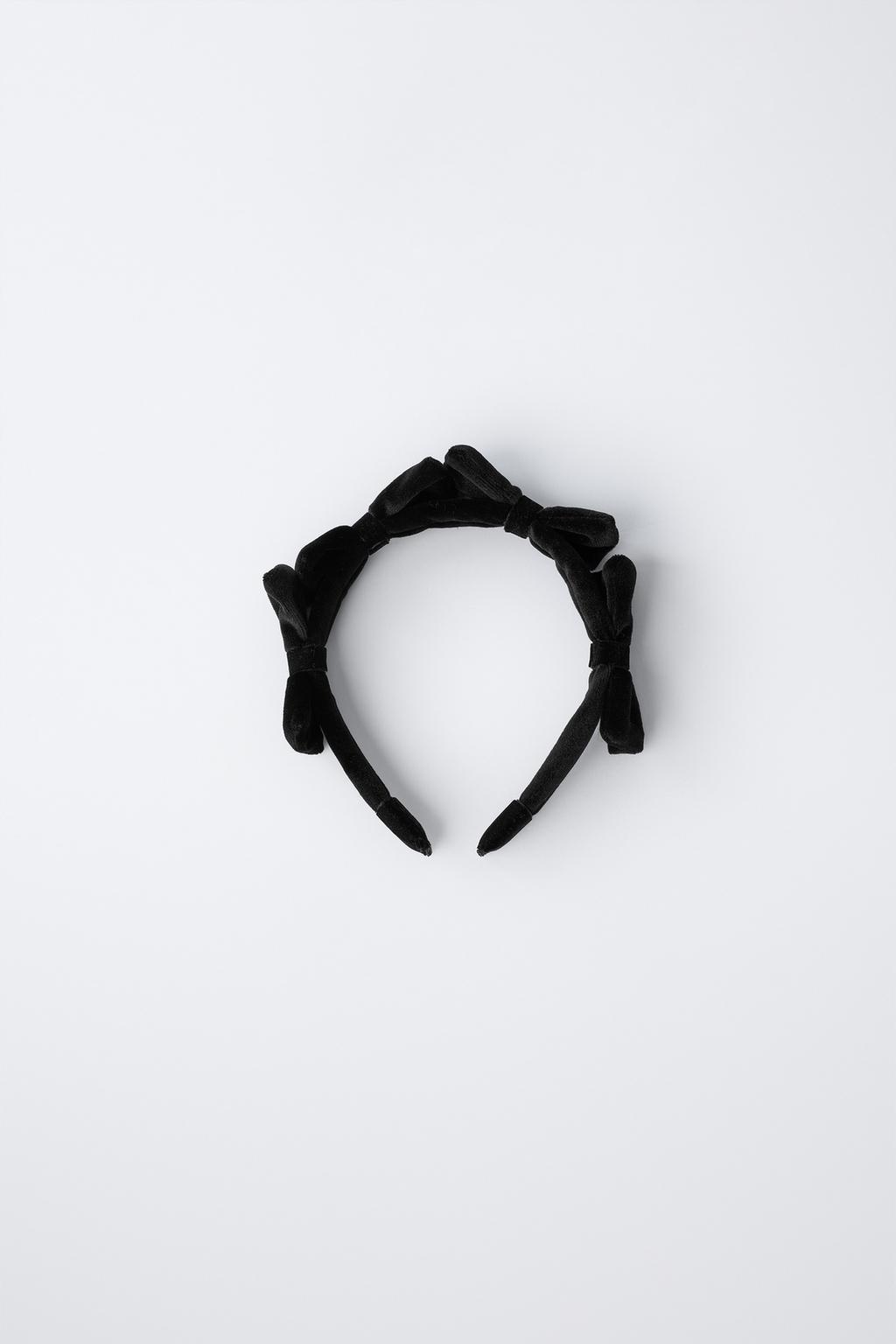 ВЕЛЬВЕТОВЫЙ ОБОДОК С БАНТАМИ