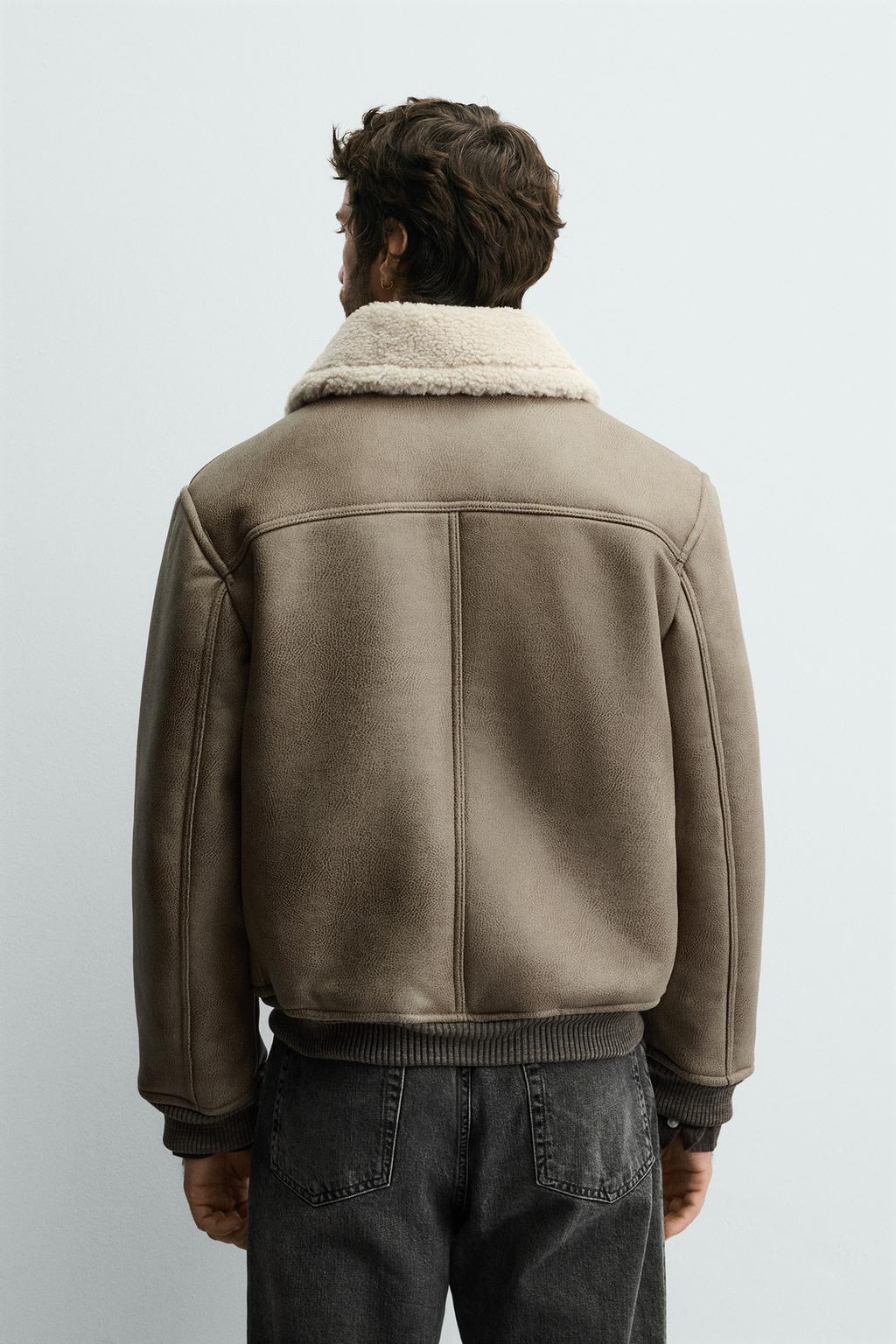 ДУБЛЕНКА ИЗ ИСКУССТВЕННОЙ КОЖИ