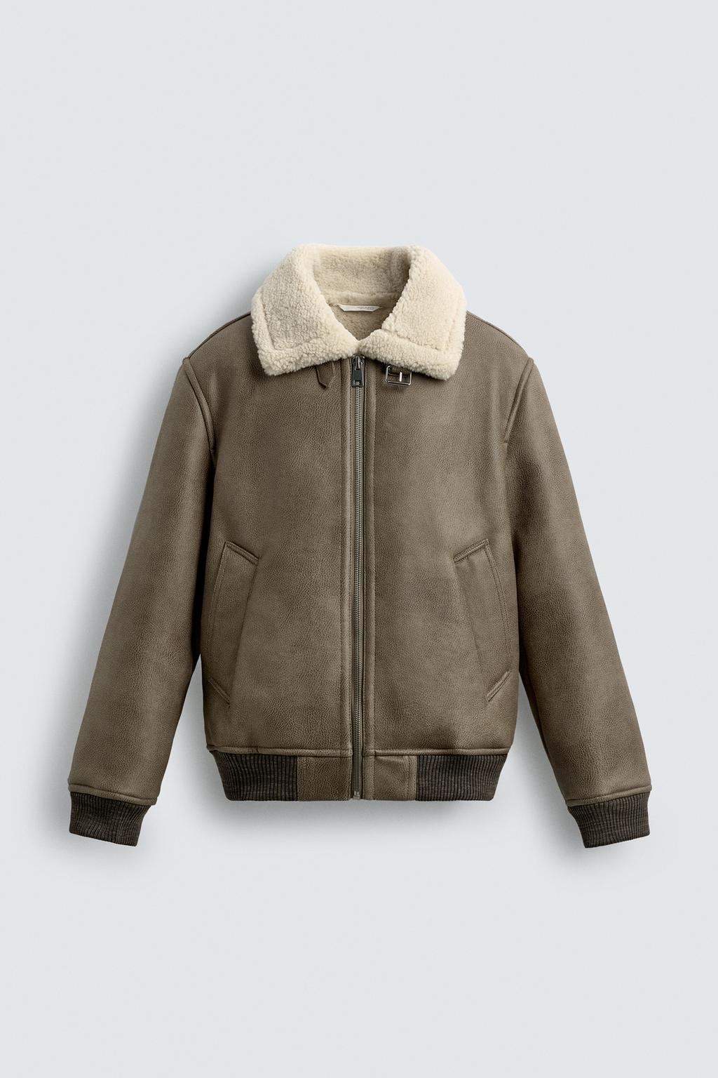 ДУБЛЕНКА ИЗ ИСКУССТВЕННОЙ КОЖИ