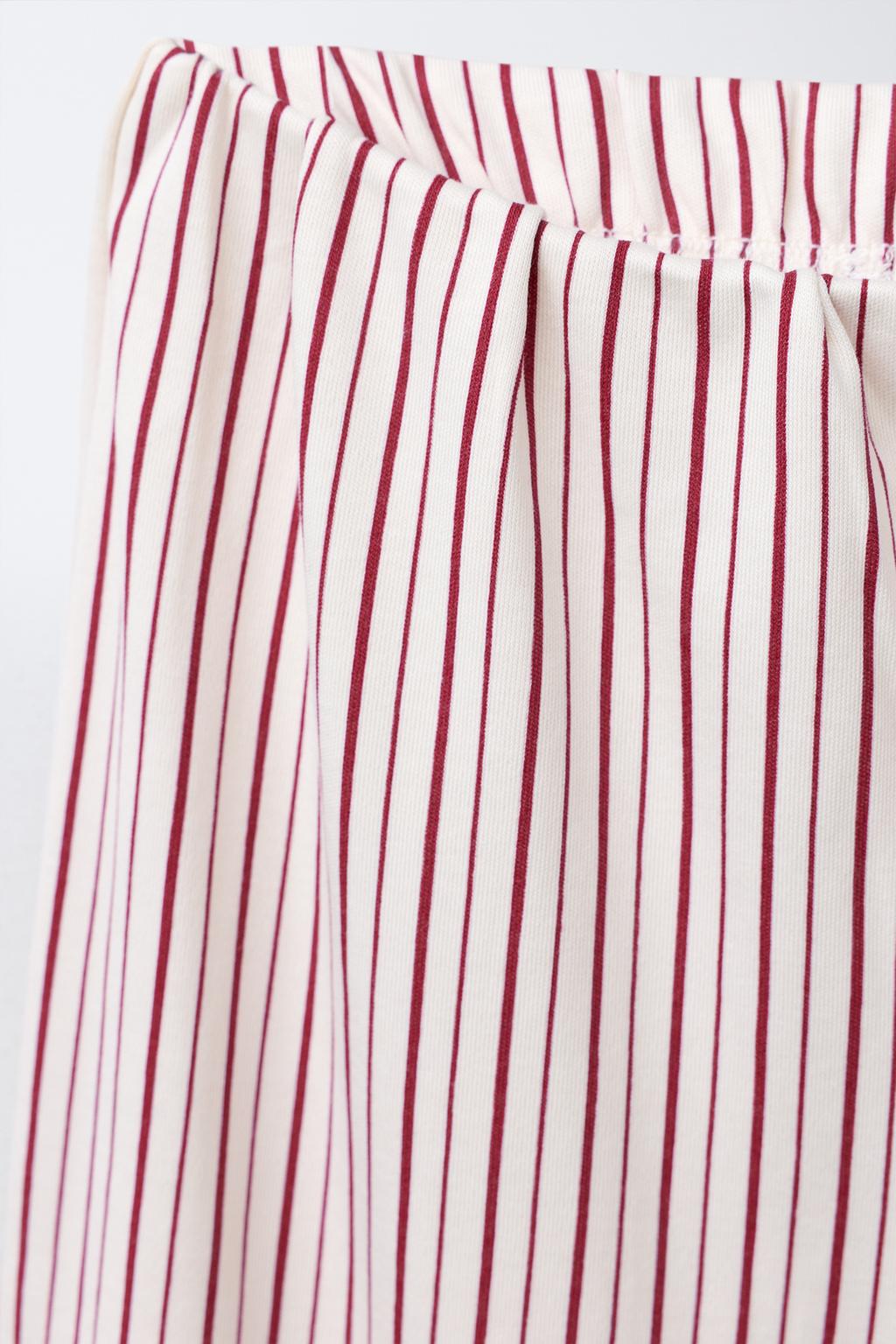 6-14 ЛЕТ/ПИЖАМА «СНЕЖИНКА» С ВЫШИВКОЙ КРЕСТИКОМ И ПОЛОСКАМИ