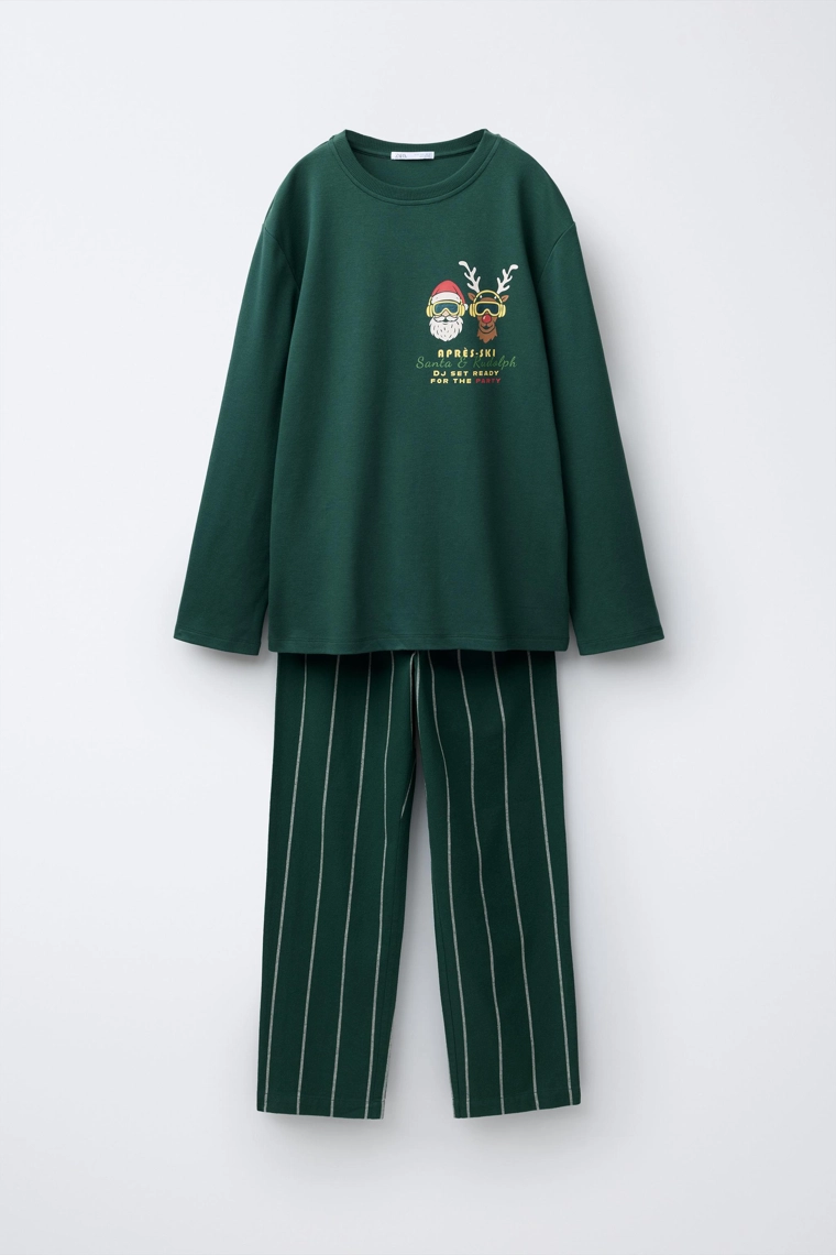 Пижама с полосками для детей от 6 до 14 лет