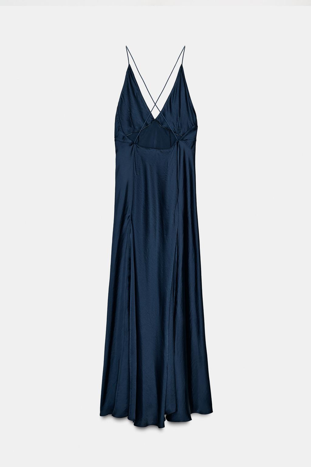 ДЛИННОЕ АТЛАСНОЕ ПЛАТЬЕ ИЗ КОЛЛЕКЦИИ ZW